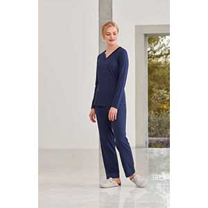 Women's Pyzama With Long Sleeves & Long Pants Nautica