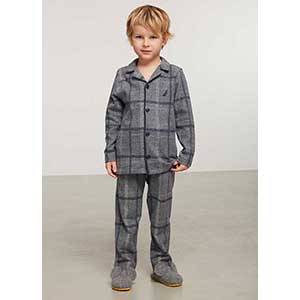 Children Pyzama For Boys With Long Sleeves & Long Pants Nautica