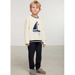 Children Pyzama For Boys With Long Sleeves & Long Pants Nautica