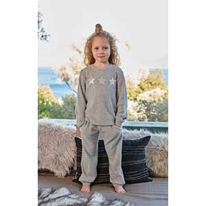 Children Pyjama For Girl With Long Sleeves & Long Pants Nautica