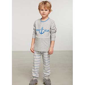 Children Pyzama For Boys With Long Sleeves & Long Pants Nautica