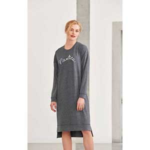 Women's Nightgown With Long Sleeves Nautica