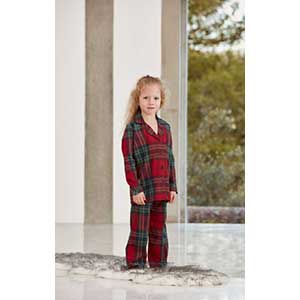 Children Pyjama For Girl With Long Sleeves & Long Pants Nautica