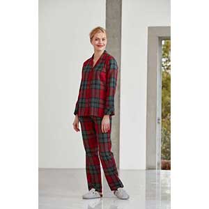 Women's Pyjama With Long Sleeves & Long Pants Nautica