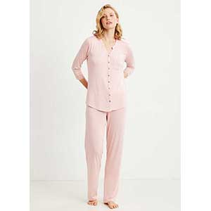 Women's Pyjama With Long Sleeves, Long Pants & Buttons Catherine's