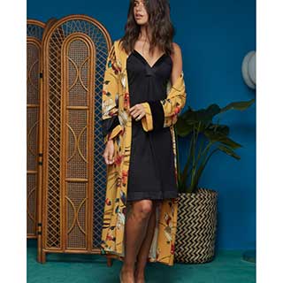 Women's Robe+Nightgown With Long Sleeveι Penye Mood