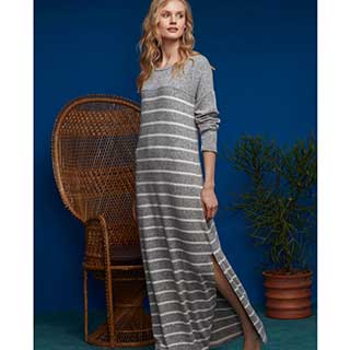 Women's Nightgown With Long Sleeves Penye Mood
