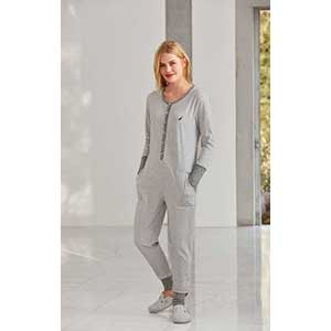 Women's Pyjama With Long Sleeves & Long Pants Nautica