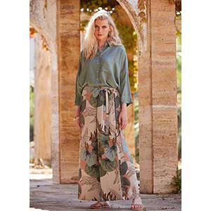 Women's Homewear Set With Long Sleeves & Long Pants Penye Mood