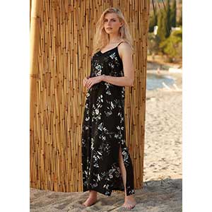 Women's Nightgown With Narrow Strap Penye Mood