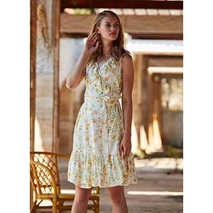 Women's Homewer Dress With Narrow Strap Penye Mood