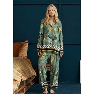 Women's Pyjama With Long Sleeves & Long Pants Penye Mood