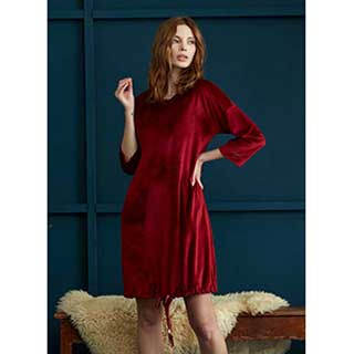 Women's Nightgown With Long Sleeves Penye Mood