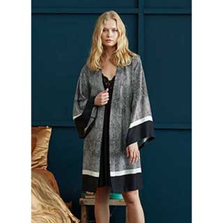 Women's Robe+Nightgown With Long Sleeveι Penye Mood