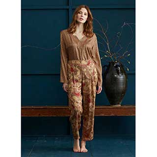 Women's Pyjama With Long Sleeves & Long Pants Penye Mood