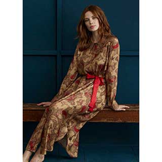 Women's Homewer Dress With Long Sleeves Penye Mood