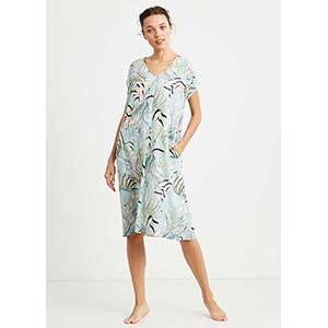 Women's Nightgown With Short Sleeves Penye Mood