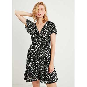 Women's Homewer Dress With Short Sleeves Penye Mood