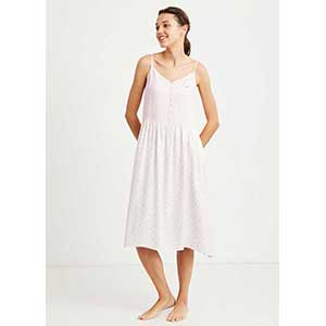 Women's Nightgown With Narrow Strap Penye Mood