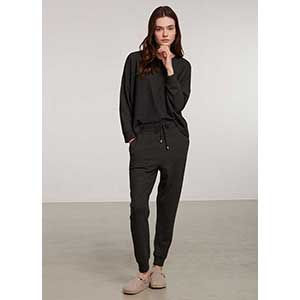 Women's Pyjama With Long Sleeves & Long Pants Penye Mood