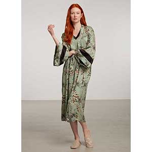 Women's Robe+Nightgown With Long Sleeve Penye Mood