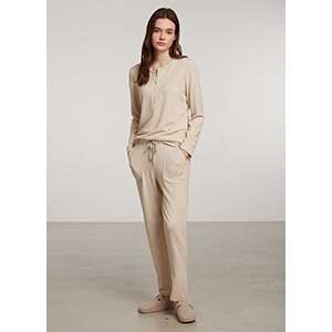 Women's Pyjama With Long Sleeves & Long Pants Penye Mood