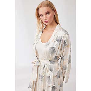 Robe and Nightgown  Women's Long Sleeve Penye Mood