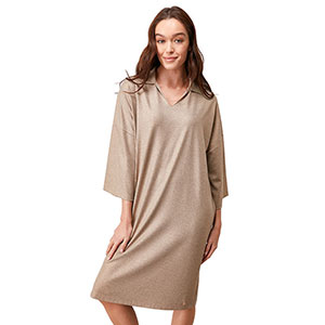 Women's Homewer Dress With Long Sleeves Penye Mood