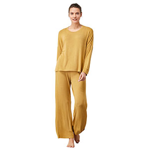 Women's Pyjama With Long Sleeves & Long Pants Penye Mood