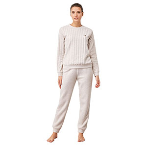 Women's Pyjama With Long Sleeves & Long Pants Penye Mood