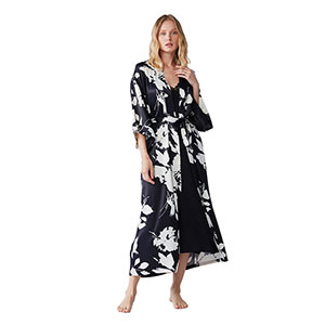 Robe and Nightgown  Women's Long Sleeve Penye Mood