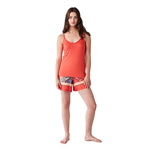 Pyjama Women's Narrow Strap Short Pants Penye Mood