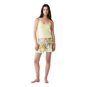 Pyjama Women's Narrow Strap Short Pants Penye Mood