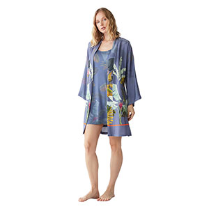 Robe and Nightgown  Women's Long Sleeve Penye Mood