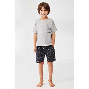 Pyjama Kids Boy Short Sleeve Short Pants Baracuda