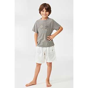 Pyjama Kids Boy Short Sleeve Short Pants Baracuda