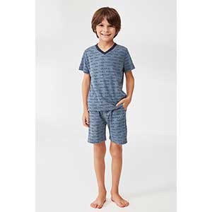 Pyjama Kids Boy Short Sleeve Short Pants Baracuda