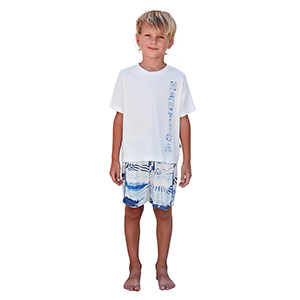 Πιτζάμα Παιδικό Αγόρι Κοντό Μανίκι Κοντό Παντελόνι Nautica