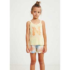 Girl's Pyzama Without Sleeves & Short Pants Nautica