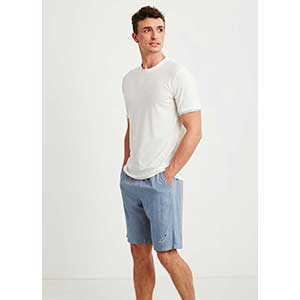 Men's Pyzama With Short Sleeves & Short Pants Nautica