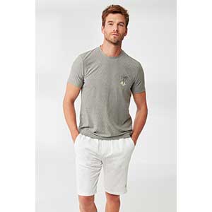 Pyjama Men's Short Sleeve Short Pants Nautica