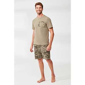 Pyjama Men's Short Sleeve Short Pants Nautica