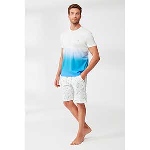 Pyjama Men's Short Sleeve Short Pants Nautica