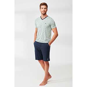 Pyjama Men's Short Sleeve Short Pants Nautica