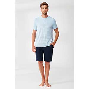 Pyjama Men's Short Sleeve Short Pants Nautica