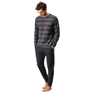 Men's Pyzama With Long Sleeves & Long Pants Nautica