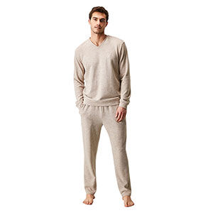 Men's Pyzama With Long Sleeves & Long Pants Nautica