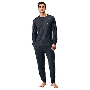 Men's Pyzama With Long Sleeves & Long Pants Nautica