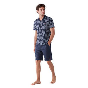 Pyjama Men's With Bottoms Short Sleeve Short Pants Nautica