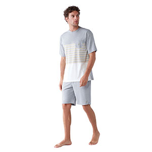 Pyjama Men's Short Sleeve Short Pants Nautica